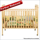 Da Vinci Alpha 3-in-1 Stationary Convertible Wood Crib Set in Natural