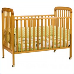 Da Vinci Alpha 3-in-1 Stationary Convertible Wood Crib Set in Oak