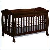 DaVinci Jacob 4-in-1 Convertible Crib in Espresso Including Toddler Rails