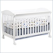 DaVinci Jacob 4-in-1 Convertible Crib in White Including Toddler Rails