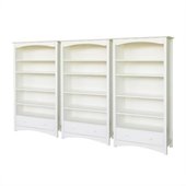 DaVinci Roxanne 5 Shelf Wall Bookcase in White