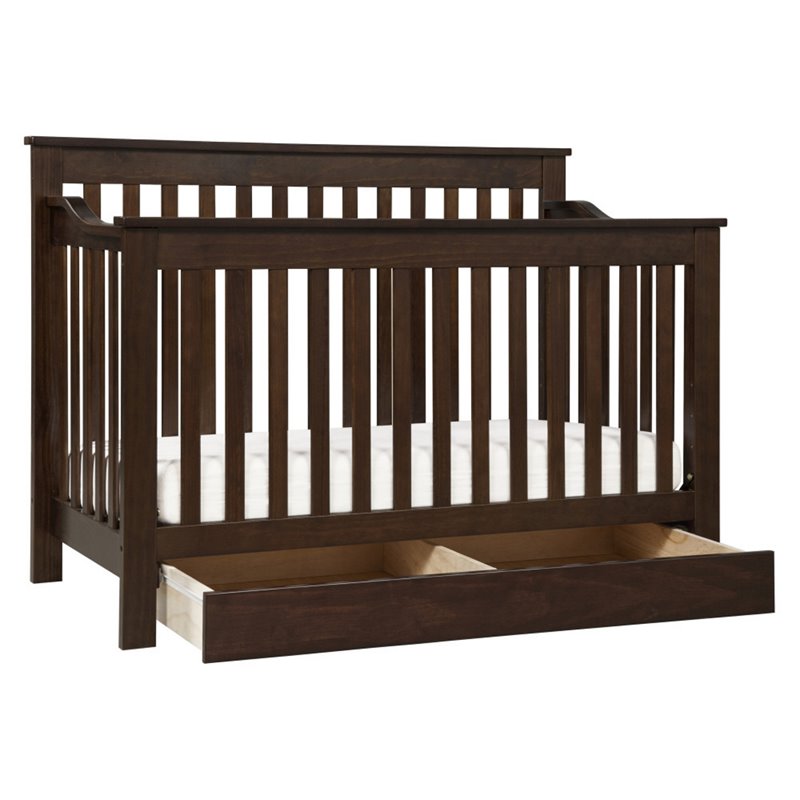 Davinci Piedmont 4 In 1 Convertible Crib With Toddler Rail In