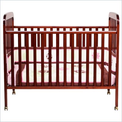 DaVinci Alpha 3-in-1 Stationary Convertible Wood Crib in Cherry