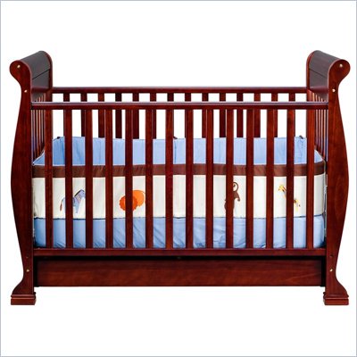 DaVinci Anastasia 4-in-1 Convertible Wood Baby Crib in Cherry Finish