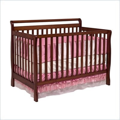 Vinci Baby Crib on Da Vinci Charleston 4 In 1 Convertible Wood Crib W  Toddler Rail In