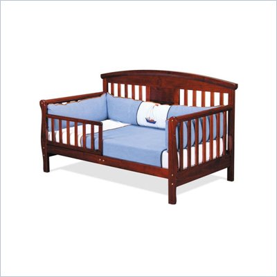DaVinci Elizabeth II Convertible Wood Toddler Bed in Cherry