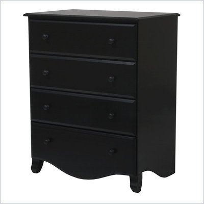 DaVinci Emily 4 Drawer Chest in Ebony Finish