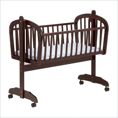 DaVinci Futura Wood Baby Cradle in Espresso