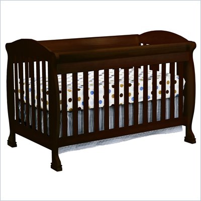 DaVinci Jacob 4-in-1 Convertible Crib and Full Size Rail Kit in Espresso Including Toddler Rails