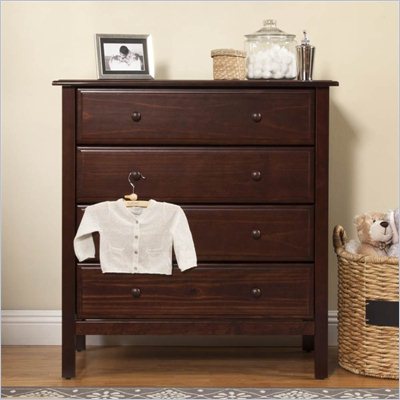 DaVinci Jayden 4 Drawer Dresser in Espresso