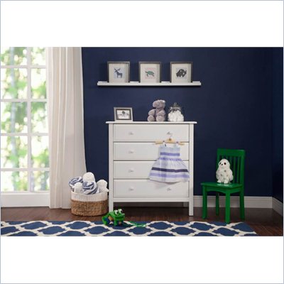 DaVinci Jayden 4 Drawer Dresser in White