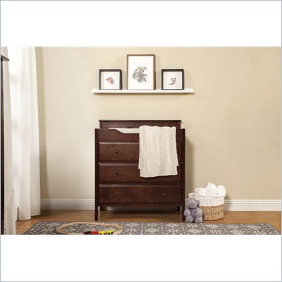 DaVinci Jayden 3 Drawer Changer in Espresso
