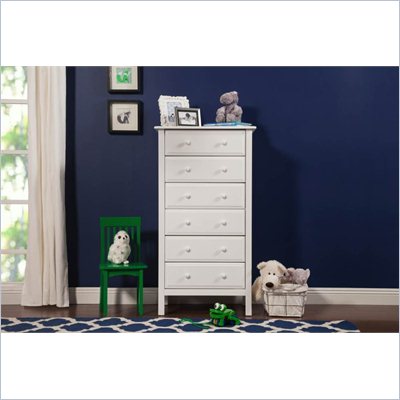 DaVinci Jayden 6 Drawer Tall Dresser in White