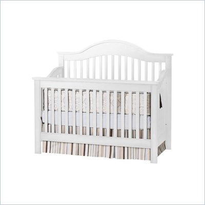 DaVinci Jayden 4-in-1 Convertible Wood Crib in Pure White