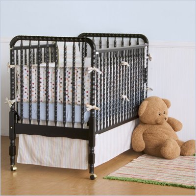 DaVinci Jenny Lind Wood 3-in-1 Convertible Baby Crib in Ebony