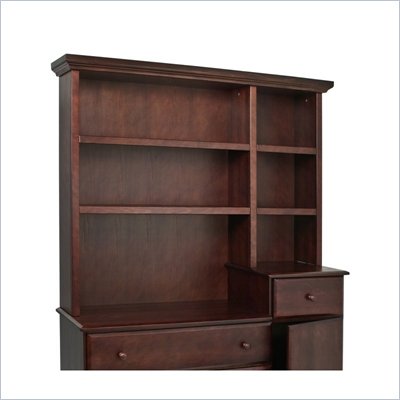 DaVinci Kalani Combo Wood Dresser Hutch in Espresso