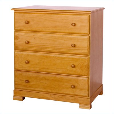 DaVinci Kalani 4 Drawer Chest in Honey Oak Finish