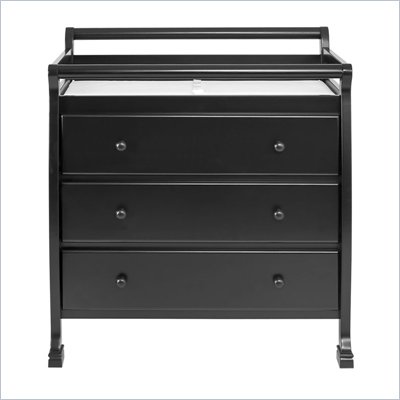 DaVinci Kalani Pine Wood 3-Drawer Changing Table in Ebony