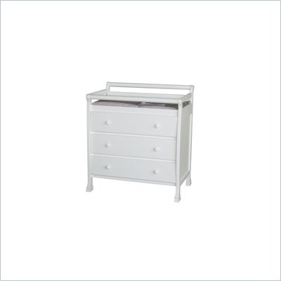 DaVinci Kalani Pine Wood 3-Drawer Changing Table in White