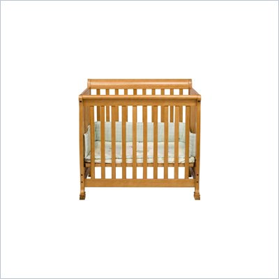 DaVinci Kalani Convertible Mini Wood Crib in Honey Oak Finish