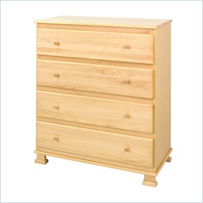 DaVinci Parker 4 Drawer Chest in Natural Pine Finish
