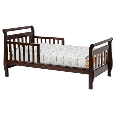 DaVinci Sleigh Toddler Bed in Espresso Finish