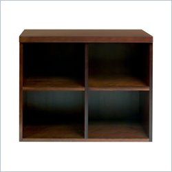 Babyletto Storage Unit Open Wood Cupboard in Espresso