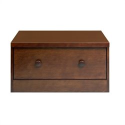 Babyletto Storage Unit Base Wood Drawer in Espresso
