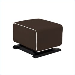 Babyletto Kyoto Ottoman in Mocha with Ecru