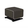 ADD TO YOUR SET: Babyletto Kyoto Ottoman in Slate with Ecru