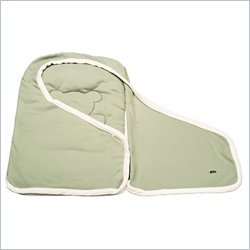 Babyletto Snuggle Baby Blanket and Swaddle Wrap in Dark Green