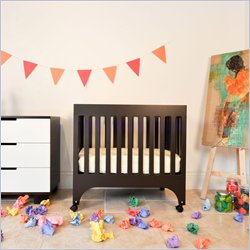 Babyletto Grayson Mini Crib with Pad in Espresso Best Price