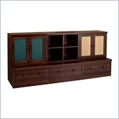 Babyletto 6-Piece Cupboard, Cubbies and Drawer Combo in Espresso