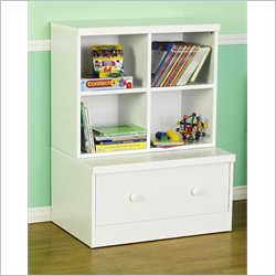 Babyletto 2-Piece Storage Cubbies and Drawer in White
