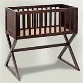 Babyletto Bowery Bassinet in Espresso with Pad
