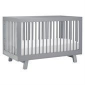 Babyletto Hudson 3-in-1 Convertible Crib in Grey