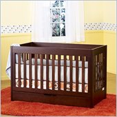 Babyletto Mercer 3 in 1 Crib in Espresso with Mattress