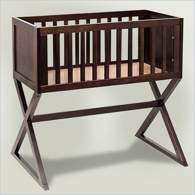 Babyletto Bowery Bassinet in Espresso with Pad