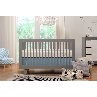 Babyletto Hudson 3-in-1 Convertible Crib in Grey