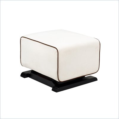 Babyletto Kyoto Ottoman in Ecru with Mocha