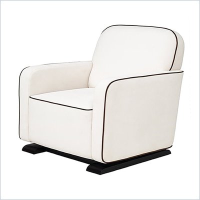 Babyletto Kyoto Glider in Ecru with Mocha