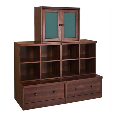 Babyletto 5-Piece Cubbies, Cupboard, and Drawer Combo in Espresso