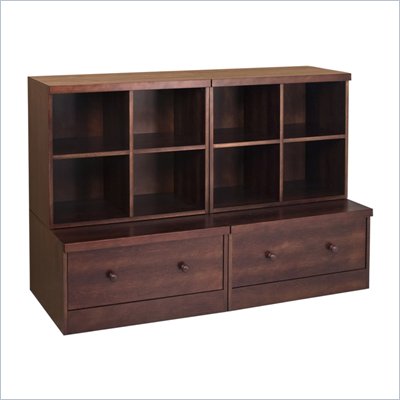 Babyletto 4-Piece Storage Cubbies and Drawer in Espresso
