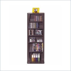 Atlantic 22535362 Espresso 231 CD - 115 DVD Shelf