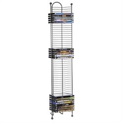 Atlantic Inc Nestable 52 DVD or Blu-Ray Tower In Gunmetal