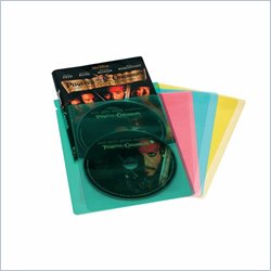 Atlantic 20 Colored Blue Red Yellow Green Movie or Game Sleeves in Five Colors