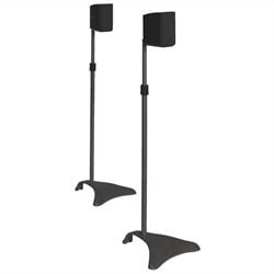 Atlantic Inc Satellite Speaker Stands Adjustable Height In Titanium