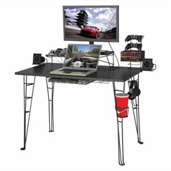 Atlantic Gaming Desk In Black