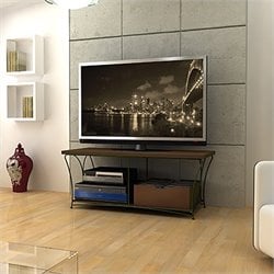 Atlantic Inc Nuvo 2-Tier 50 Inches TV Stand in Mocha