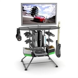 Atlantic Centipede TV Stand with Video Game Storage